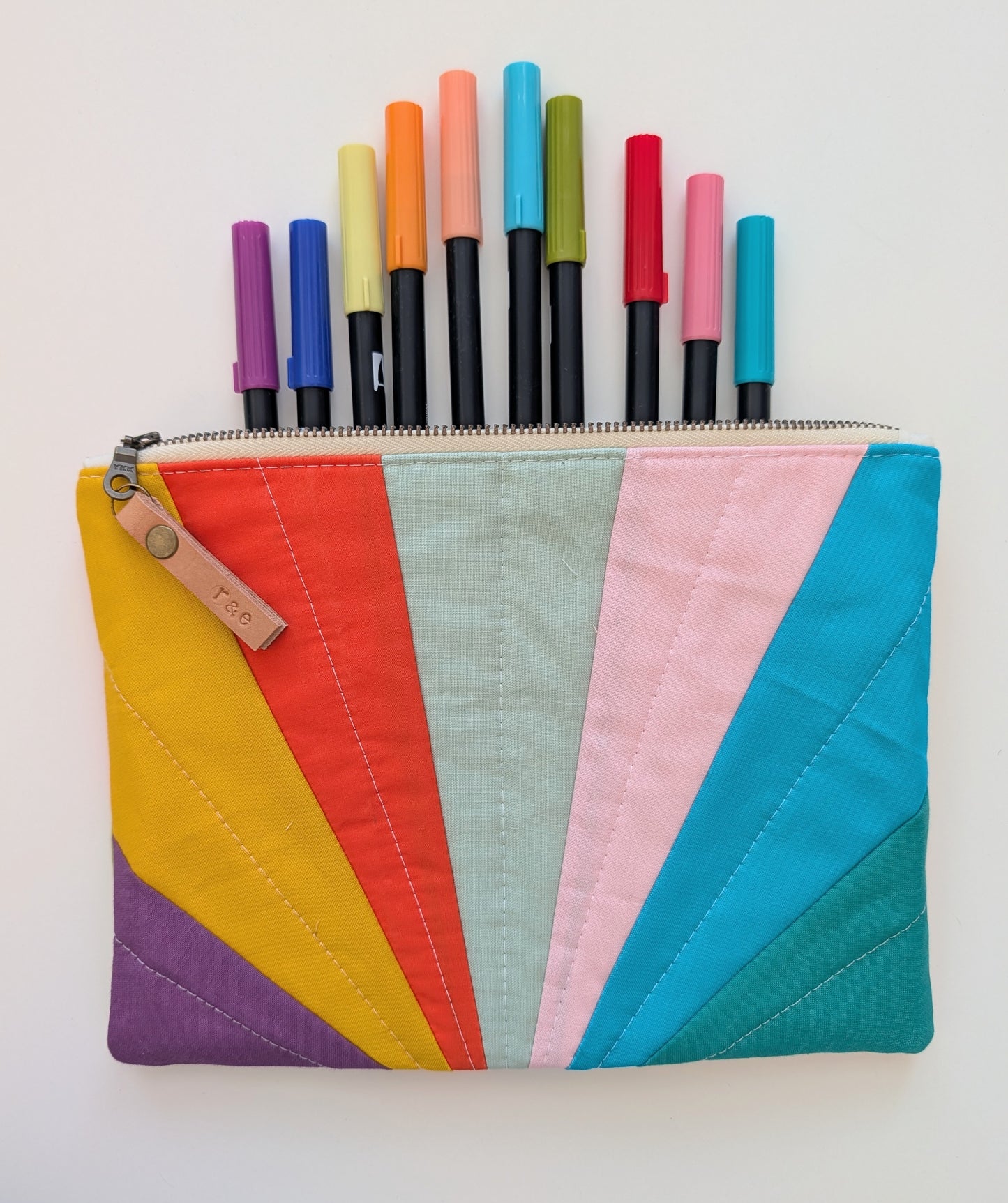 The Scrappy Sunburst Pouch