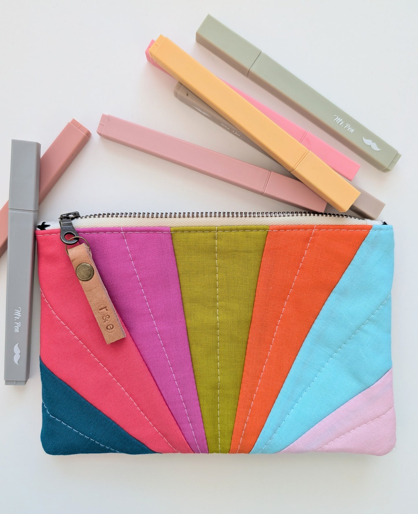 The Scrappy Sunburst Pouch
