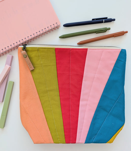 The Scrappy Sunburst Pouch