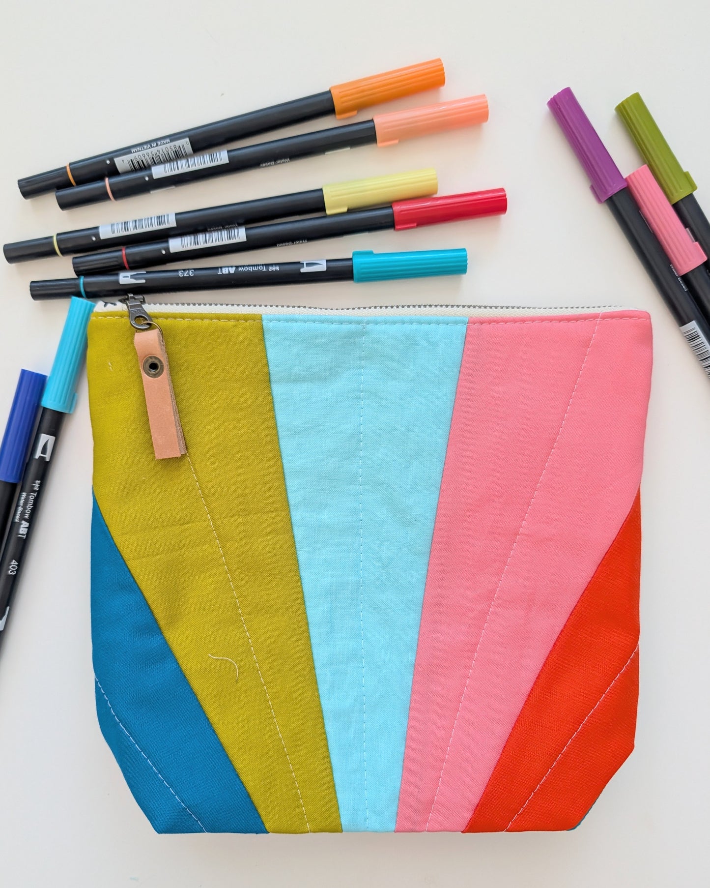 The Scrappy Sunburst Pouch