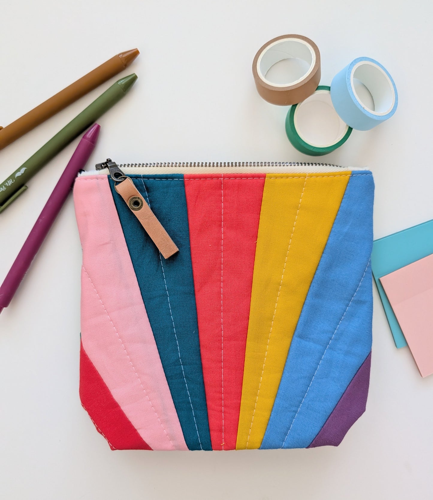 The Scrappy Sunburst Pouch