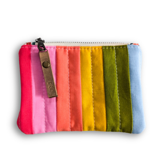 Handmade fabric pouches, Handmade pouches, Fabric pouches, Hand-sewn pouches, Custom fabric pouches, Eco-friendly pouches, Zipper fabric pouches, Quilted fabric pouches, Handcrafted fabric bags, Reusable fabric pouches, Small fabric pouches, Travel fabric pouches, Fabric pouches for storage, Rifle Paper Co. pouches,Ruby Star Society pouches, Bloom handmade fabric pouches, The Standard handmade pouches, rainbow pouches
