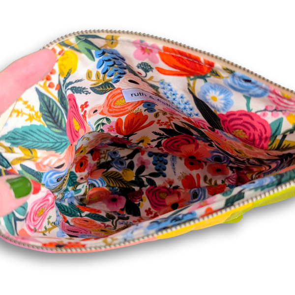 Handmade fabric pouches, Handmade pouches, Fabric pouches, Hand-sewn pouches, Custom fabric pouches, Eco-friendly pouches, Zipper fabric pouches, Quilted fabric pouches, Handcrafted fabric bags, Reusable fabric pouches, Small fabric pouches, Travel fabric pouches, Fabric pouches for storage, Rifle Paper Co. pouches,Ruby Star Society pouches, Bloom handmade fabric pouches, The Standard handmade pouches, rainbow pouches