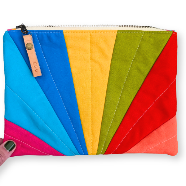 handmade fabric pouch, colorful makeup bag, fiesta pouch, stand up zipper pouch, flat zipper pouch, fabric travel bag, vibrant cosmetic bag, floral pouch bag, fiesta print pouch, handmade gift for her, colorful zipper pouch, small fabric pouch, medium makeup pouch, large travel pouch, bright fabric pouches, spoonflower fabric pouch, cheerful gift bag, cute zipper bag, bold fabric pouch, handmade pouch Etsy