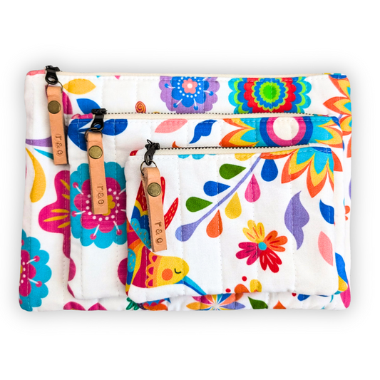 The Fiesta Floral Pouch