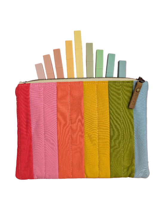 Rainbow Bloom Pouch